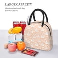 thumbnail image 5 of Balery Geese and Flower Pattern Lunch Bag Women, Lunch Box, Lunch Bag, Small Leakproof Lunch Tote Large Capacity Reusable Insulated Cooler Lunch Container-One Size, 5 of 6