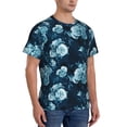 thumbnail image 5 of Rocae Ink Rose for Men's Moisture-Wicking Crew Tee - T-Shirt for Sports, Outdoor Activities, and Casual WearX-Large, 5 of 9