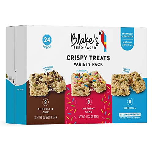 Blake’s Seed Based Crispy Treats Variety Pack (24 Count), Vegan