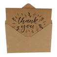 thumbnail image 4 of 20pcs Kraft Paper Thank You Note With Envelopes For Xmas Greeting Decor 9, 4 of 10