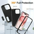 thumbnail image 5 of for iPhone 16 Pro Max Case, iPhone 16 Pro Max Phone Case with Built in Kickstand, Shockproof/Dustproof/Drop Proof Heavy Duty Military-Grade Rugged Protective Cover for iPhone 16 Pro Max,Black, 5 of 9