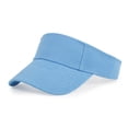 thumbnail image 2 of Fabrcox Sun Visor Hats for Girls Boys Lightweight Adjustable Visor Preppy Back to School Sports Hat for Running Tennis Going Out Blue 20.08-21.26", 2 of 7