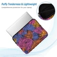 thumbnail image 2 of FORMRS 15-15.6 inch Laptop Sleeve Case Soft Carrying Quilted Computer Bag Cover, Colorful Palm Pattern, 2 of 7