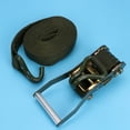 thumbnail image 3 of WORGEOUS Tensioner Tight Straps Heavy Duty Ratchet Strap Ratchet Buckle 1000X6X5CM Green, 3 of 8