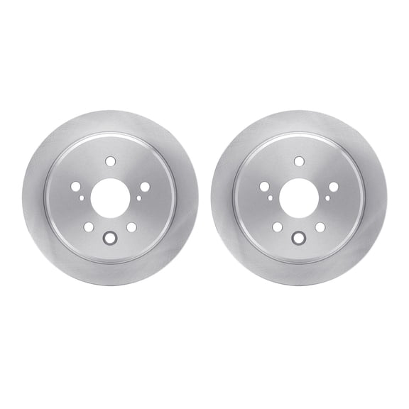 Dynamic Friction Company Rear Brake Rotors 6002-75012