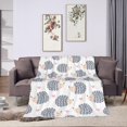 thumbnail image 5 of Ultra-Soft Micro Fuzzy Throw Blanket Cute Hedgehog Animal Fluffy Cozy Warm Blankets Soft Blankets Decorative for Couch Bed Sofa Bedroom for Four Seasons 60"x50", 5 of 5