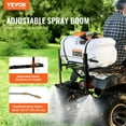 thumbnail image 2 of KFFKFF ATV Sprayer 60 L/15.9 Gal ATV/UTV Spot Sprayer with A Nozzle Boom 1.9 GPM, 2 of 9