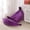 Violet, variant on Banana Bean Bag Chair with Ottoman, Floor Sofa Bed with Footrest, Comfy Convertible Lounger for Teens & Adults, Plush Couch for Bedroom, Living Room or Dorm, M-Violet