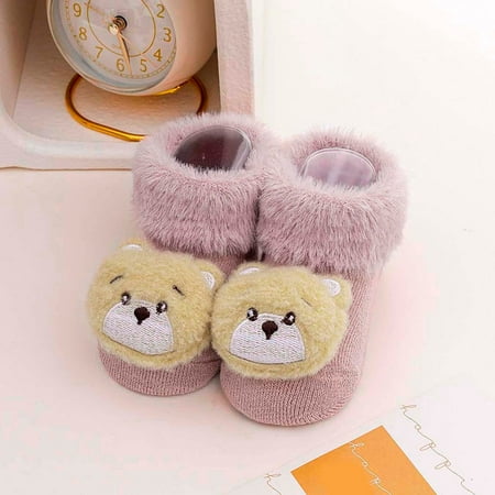 

Cathalem Girls Baptism Shoes Autumn And Winter Comfortable Baby Toddler Shoes Cute Cartoon Shoes for Baby Girls 12-18 Months Hot Pink 0 Months
