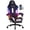 Black(Fabric)-LED, variant on GTPLAYER Ergonomic Gaming Chair with Footrest and Lumber Support for Adults, Red