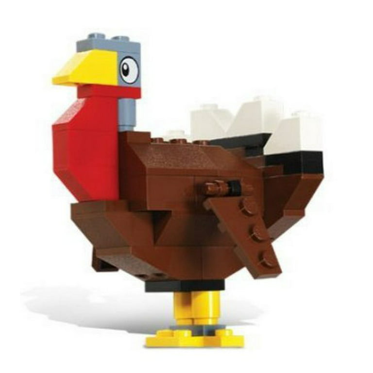 tøj anklageren ubehagelig LEGO Thanksgiving Turkey Holiday Bag Set 10090 - Walmart.com