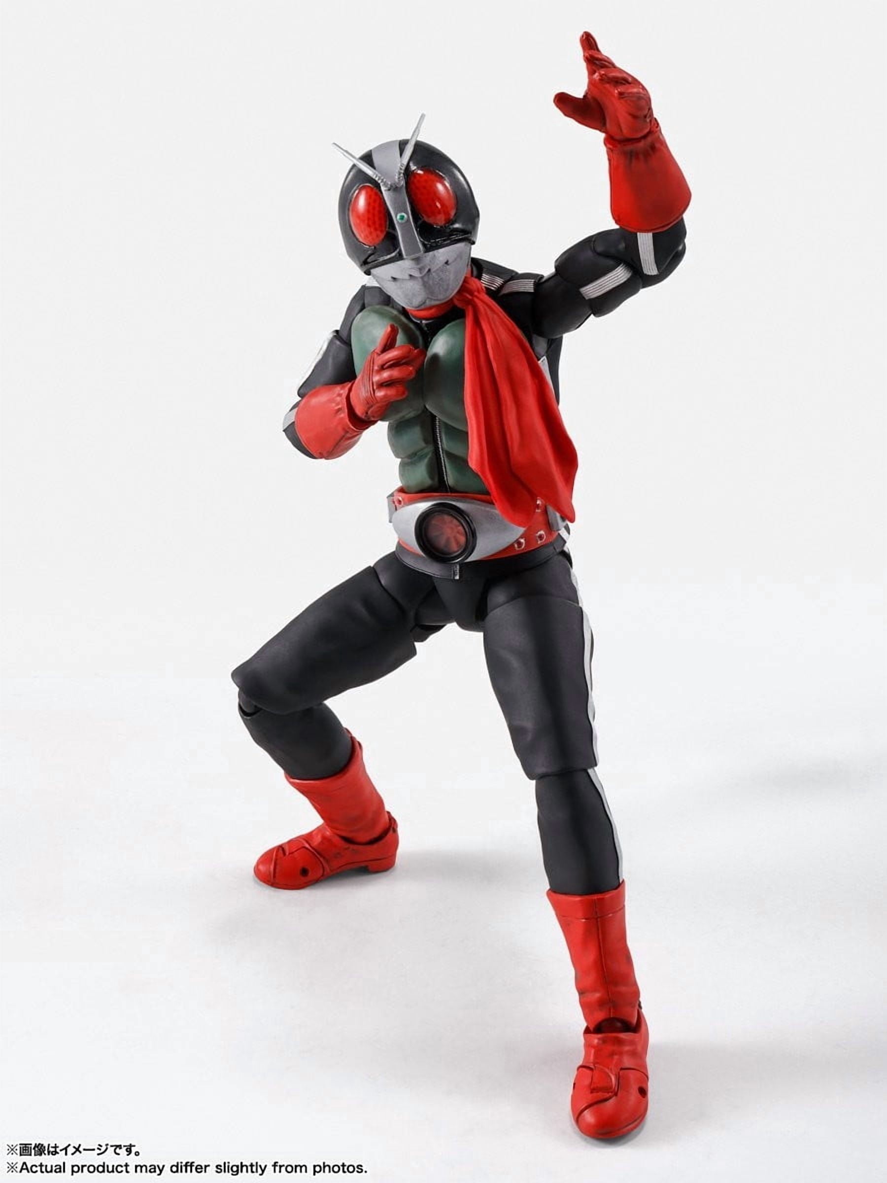 Bandai Tamashii Nations Masked (Kamen) Rider: Kamen Rider 2 Legendary Showa Masked Riders Edition (Shinkocchou Seihou) S.H.Figuarts Action Figure