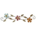 thumbnail image 1 of Stratton Home Decor Décoration Florale Rustique pour Porte avec Écusson en Métal, 1 of 9