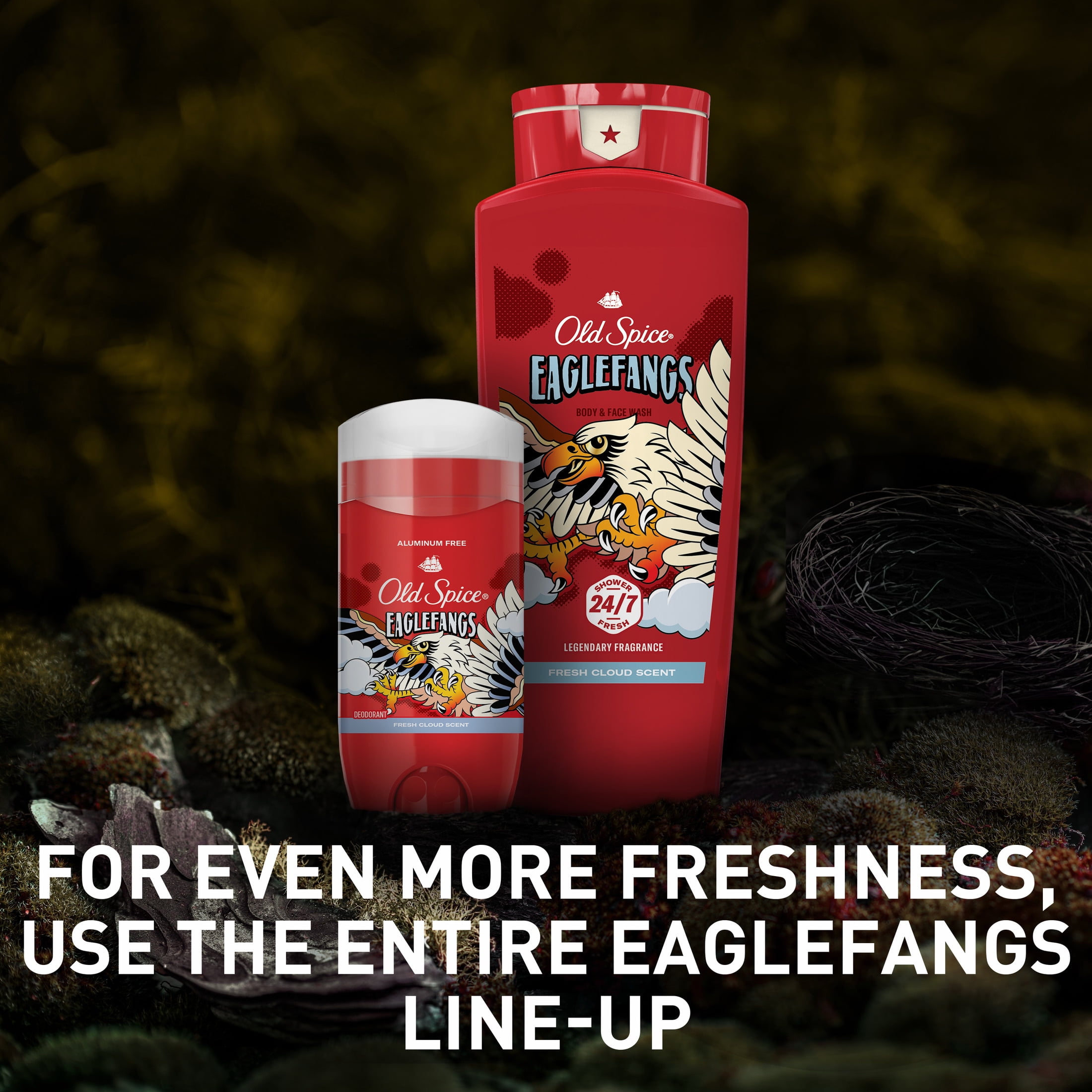 Old Spice Aluminum Free Deodorant for Men, Eaglefangs, 3 oz
