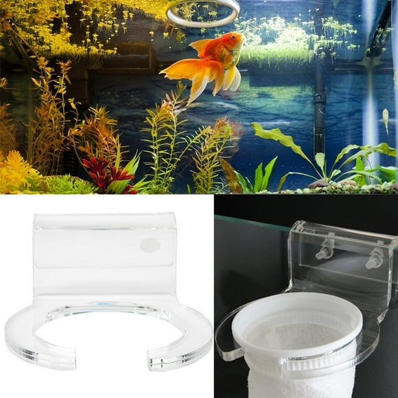 Support de Chaussette Filtre Acrylique, Sac de Chaussette Filtre Acrylique Support de Filtre Aquarium Support de Chaussette Filtre Technologie de Pointe