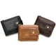 thumbnail image 2 of Billetera de cuero Cartera de cuero con cremallera plegable para hombres Bolsa de viaje Regalo BULL CAPTAIN Billetera de cuero, 2 of 7