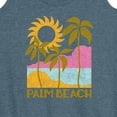 thumbnail image 3 of Instant Message - Palm Beach Deco - Women's Racerback Tank Top, 3 of 6