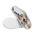 thumbnail image 3 of Lsque Colourful Horses Pattern Womens Comfort Cotton on Scuff With Memory Foam and Anti-skid Sole Slipper-40/41, 3 of 7