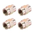 thumbnail image 1 of Unique Bargains Pipe Fitting Connector Straight Hex Nipple Coupling 1/8 PT Female Hydraulic Adapter 4pcs, 1 of 3