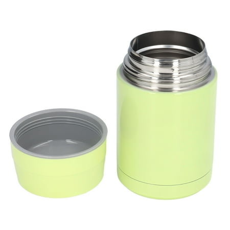 

Stainless Steel Lunch Jar Large Capacity Insulated Food Jar Wide Mouth Noise Reduction With Spoon For Outdoor Grass Green 1000ml