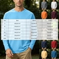 thumbnail image 3 of Linfrsh Long Sleeve Shirts for Men Mens Long Sleeve Tee Shirts Stretch Crew Neck Tee Shirts Casual T Shirts for Men, 3 of 5