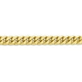 thumbnail image 2 of Auriga Fine Jewelry 10K Yellow Gold 7.3 mm Semi-Solid Miami Cuban Chain Necklace for Men 22", 2 of 7