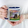 thumbnail image 3 of CafePress - Cloud Angel Brindle Pom Mug - 11 oz Ceramic Mug - Novelty Coffee Tea Cup, 3 of 3