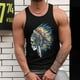 thumbnail image 2 of Camisetas sin mangas para hombre, regalo para adultos, estilo callejero, sin mangas, verano, playa, gráfico divertido, espalda cruzada, chaleco, blusa con refranes Pompotops  oipoqjl30148, 2 of 9