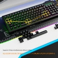 thumbnail image 5 of Color Backlit Gaming Keyboard Mechanical Touch Feedbacks Waterproof Plastic Build Wide Compatibility Systems, 5 of 8