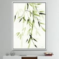 thumbnail image 2 of Designart ' Simplist Bamboo Leaves II ' Lake House Framed Canvas, 2 of 3