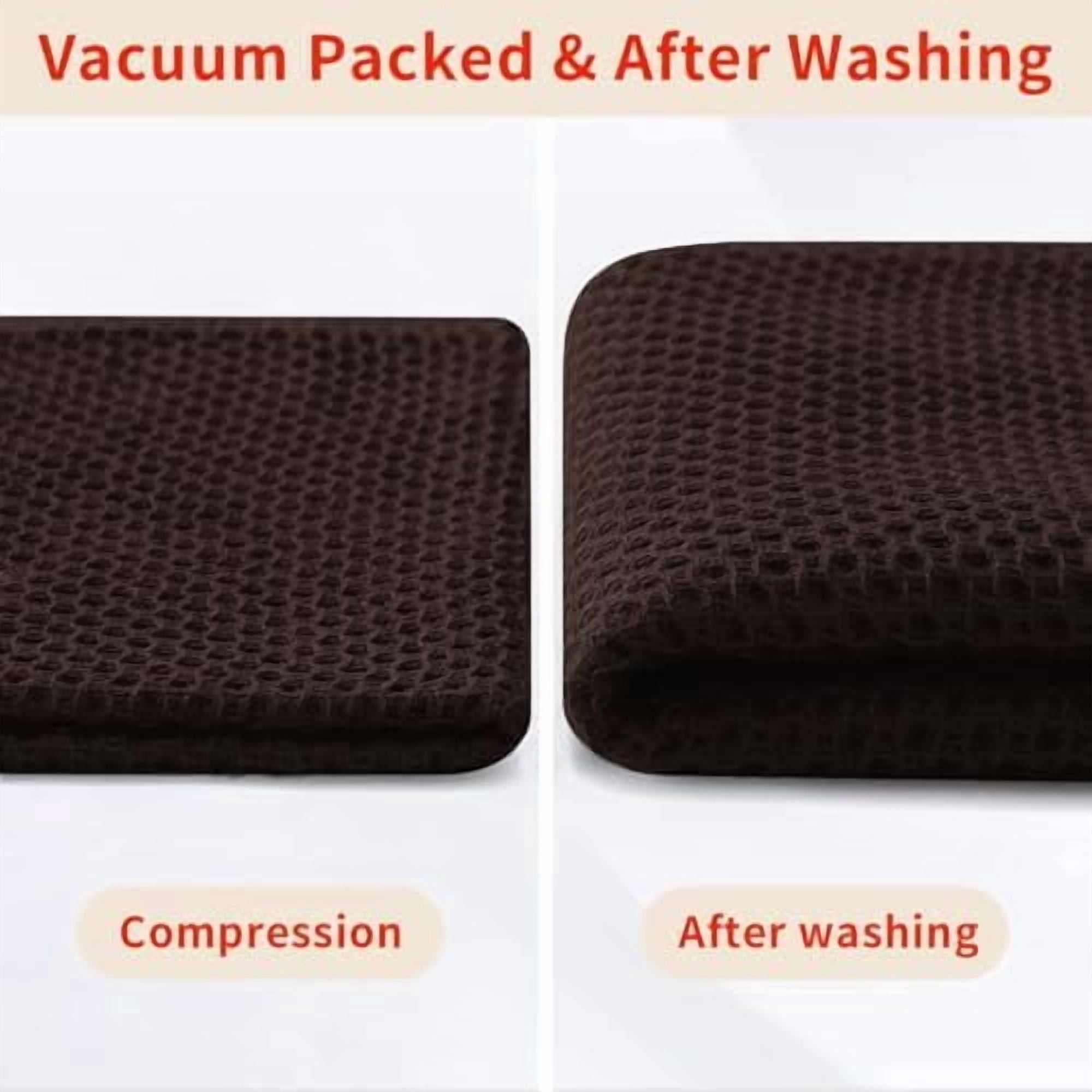 100% Cotton Kitchen Towels and Dishcloths Set, 12 x 12 Inches and 13 x 28 Inches, Set of 10 Bulk Kitchen Towels Set, Ultra Soft Absorbent Dish Cloths for Washing Dishes, Dark Brown