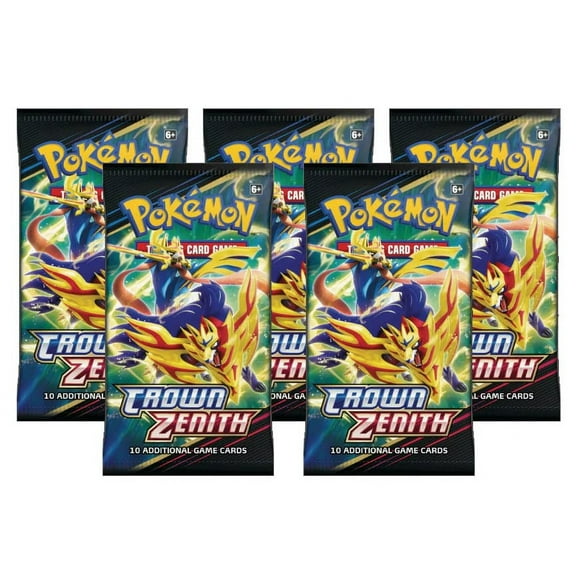Paquete de refuerzo Pokémon Crown Zenith 5, paquetes sellados