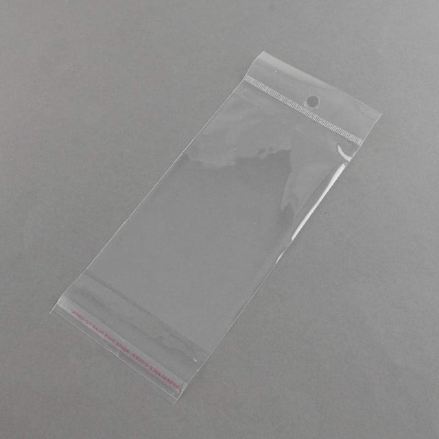 1000pcs Clear Rectangle OPP Cellophane Bags for Wrapping and Packaging 175x80mm
