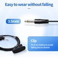 thumbnail image 4 of Inteprter Listen Only Earpieces Audio Cable Fitting Earphone Talkie Headset Equipment Walkie 3.5mm Device Interphone Accessories Playing Type1, 4 of 6