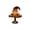 C-Witch Hat Lamp-1PCS- A7, variant on Witch Hat Table Lamp (6.88in), USB Powered Gothic Witch Hat Night Light, Stained Glass Witch Hat Lamp, for Halloween and Everyday Life