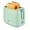 light green, variant on iSiLER 2 Slice Toaster, 1.3 Inches Wide Slot Bagel Toaster with 7 Shade Settings and Double Side Baking, Compact Bread Toaster with Removable Crumb Tray, Defrost Cancel Function Black