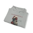 thumbnail image 4 of Singing Santa Black Unisex Heavy Blend™ Hooded Sweatshirt, 4 of 4