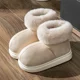 thumbnail image 2 of Botas de nieve para mujer al aire libre, calzado plano femenino de moda, esponjoso, que mantiene el calor, suela gruesa de felpa, antideslizante, lindos zapatos de invierno para niña, 2 of 5