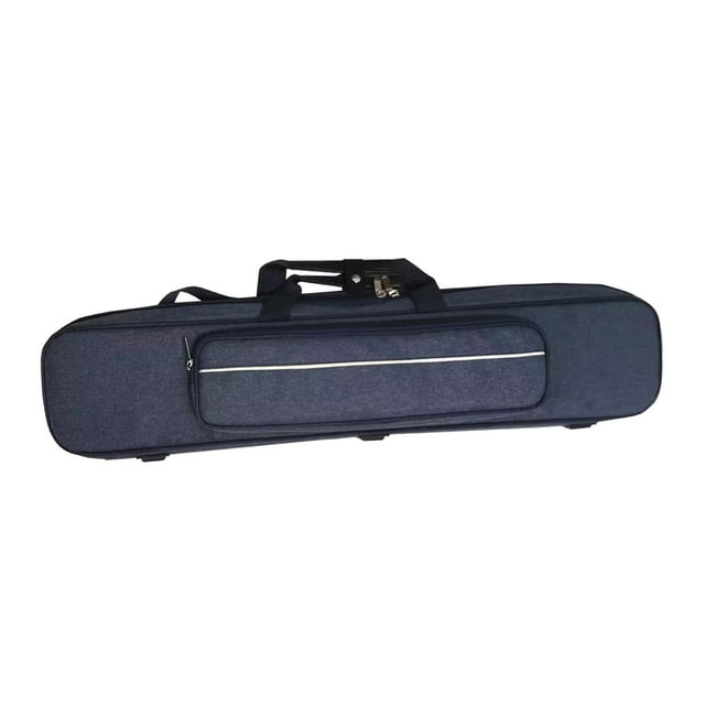 S SERENABLE Pool Cue Case Anti Scratch Snooker Storage Carrying Bag for 1/2 Snooker Cues blue