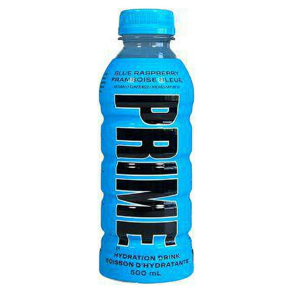 Prime Blue Raspberry Drink, Electrolyte Enhanced for Ultimate Hydration, 500ml Pack of 12