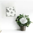 FACANNAP Grey Black Watercolor Polka Dot Wall sacinora Circle for