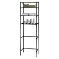 thumbnail image 1 of Toallero Mueble Organizador Baño Rack Estante Sanitario Negro, 1 of 5