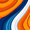 Orange Abstract Wavy, variant on Yayeee Faucet Mat for Kitchen Sink 14.7" Diatomite Long Splash Guard Pad, Orange Abstract Wavy