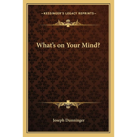 What's on Your Mind?, (Paperback)