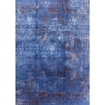thumbnail image 1 of Ahgly Company Indoor Rectangle Mid-Century Modern Blue Persian Area Rugs, 6' x 9', 1 of 6