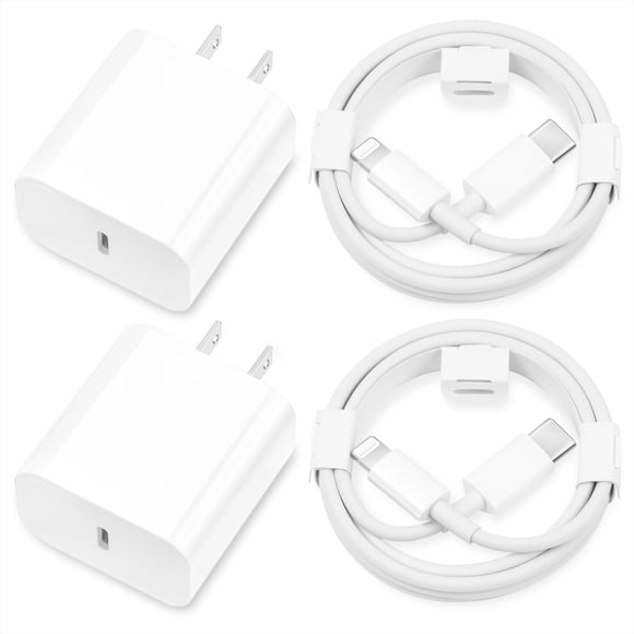 Cargador rápido MAILESI tipo C de 20 W con USB C a Lightning de 6 pies