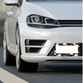 thumbnail image 5 of 1 Pcs Colorful Unicorn Pattern with Girls Just Wanna Have Fun" License Plate Frame, License Plate Cover for Car Decorative Parts, Aluminum License Plate Bracket Holder Rust-Proof for US Standard Car, 5 of 9
