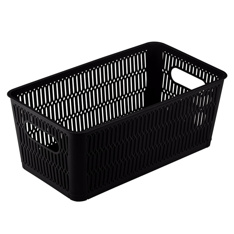 Simplify Slide 2 Stack It Polypropylene Storage Basket with