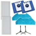 thumbnail image 1 of LEFU for BObsweep Dustin Ultra-Vision Vacuum Accessories Kit -Filters,Mop Cloths,Dust Bags,Side Brushes Set for Efficient Cleaning -Compatible with for bObsweep Dustin and Ultra-Vision Models, 1 of 1