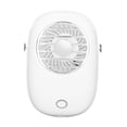 thumbnail image 4 of USB Neck Fan, Rechargeable Necklace Fan USB Rechargeable Dual Power Supply 3 Levels  For Camping ANGGREK Blanco, 4 of 8